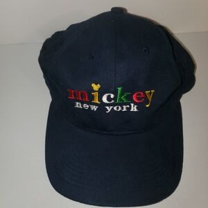 Disney Navy Cap with Embroidered Logo